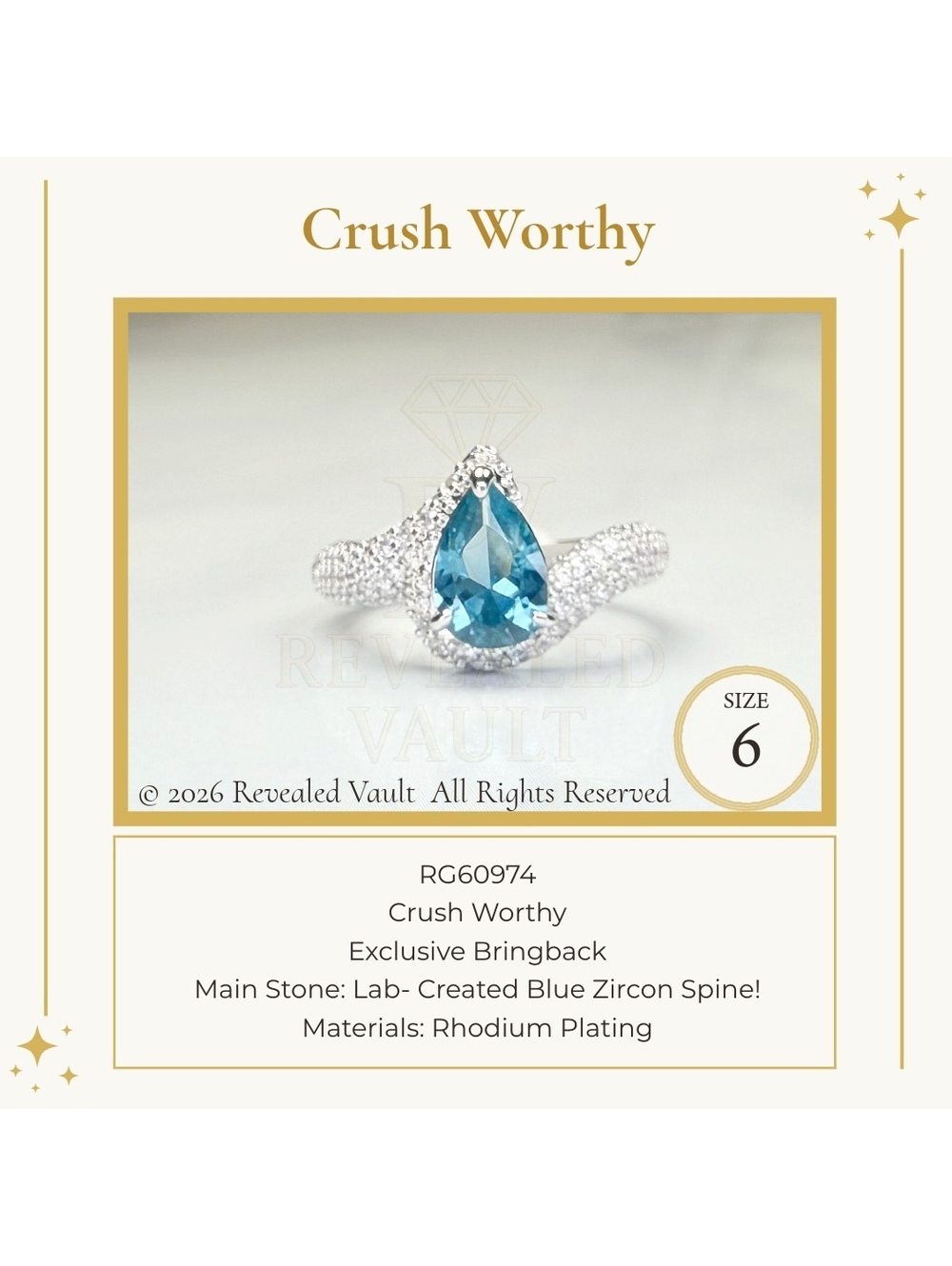Crush Worthy - Size 6 - OG